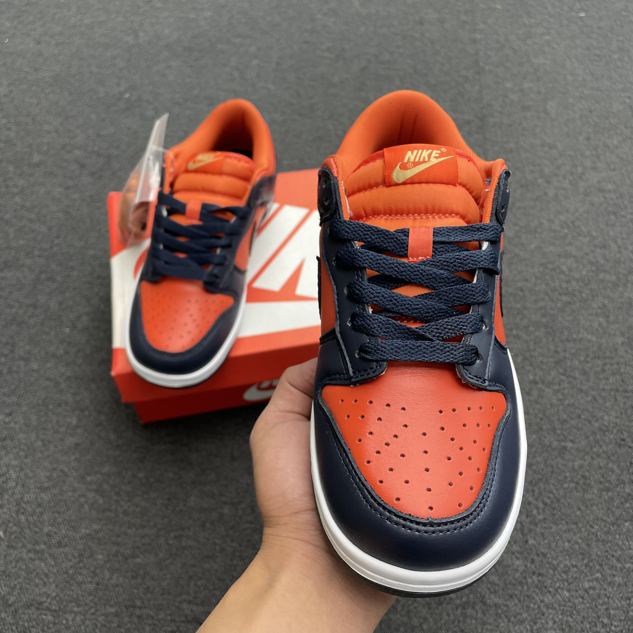 Nike Dunk Low Sp Champ Colors University Orange Marine 2020 Cu1727 800 (6) - newkick.vip