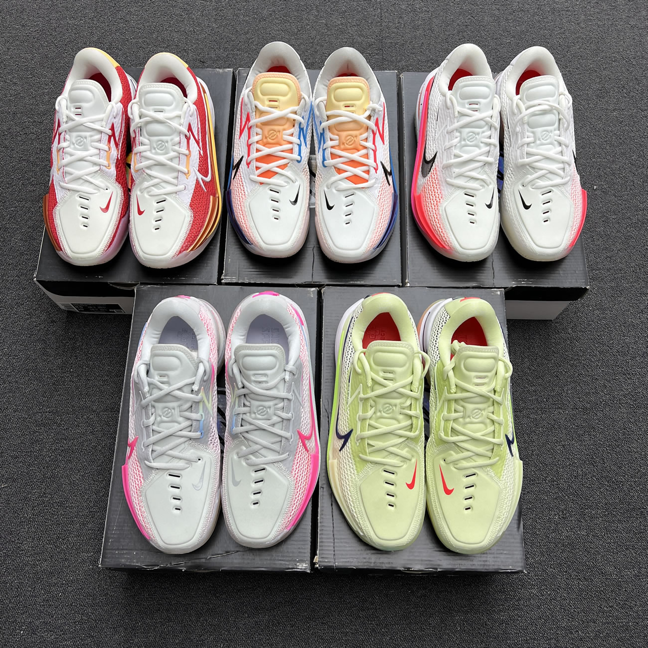 Nike Air Zoom Gt Cut University Red White Yellow (22) - newkick.vip