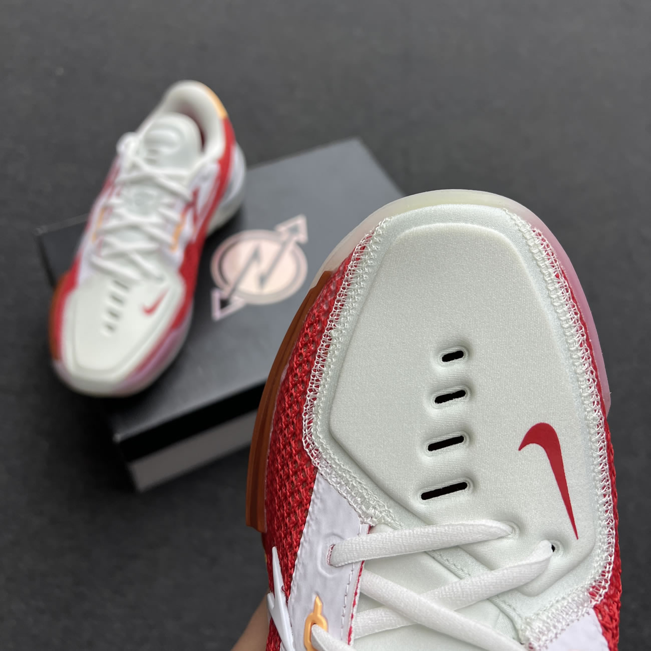 Nike Air Zoom Gt Cut University Red White Yellow (51) - newkick.vip