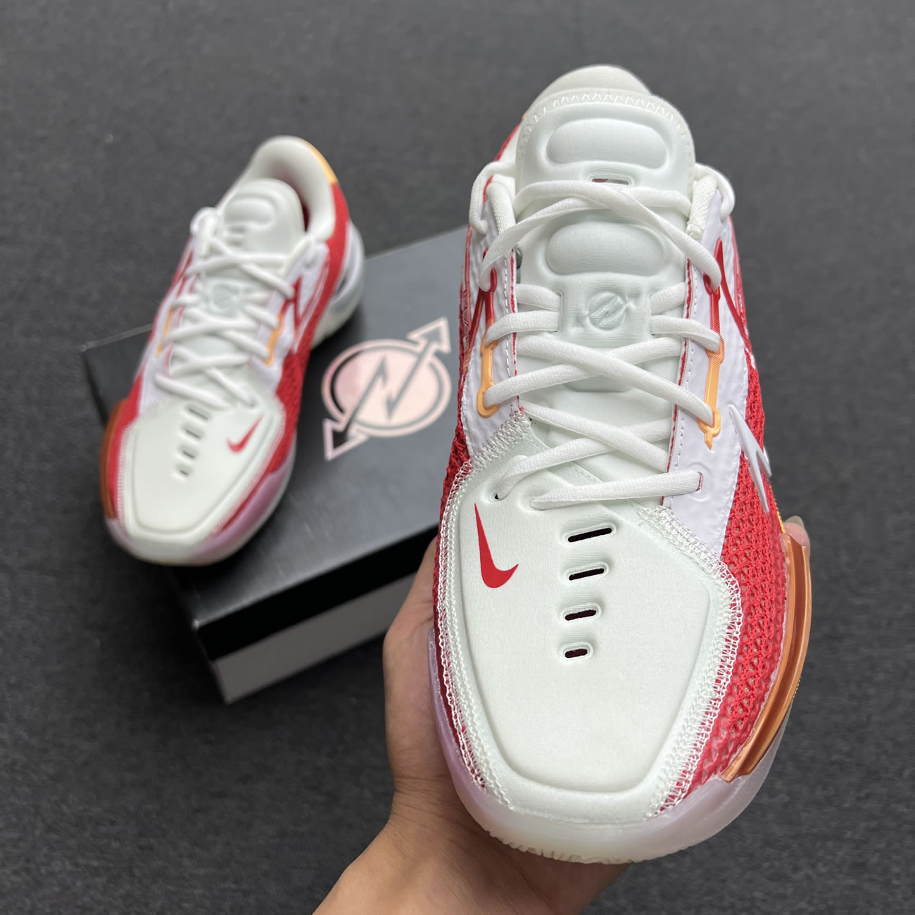 Nike Air Zoom Gt Cut University Red White Yellow (52) - newkick.vip