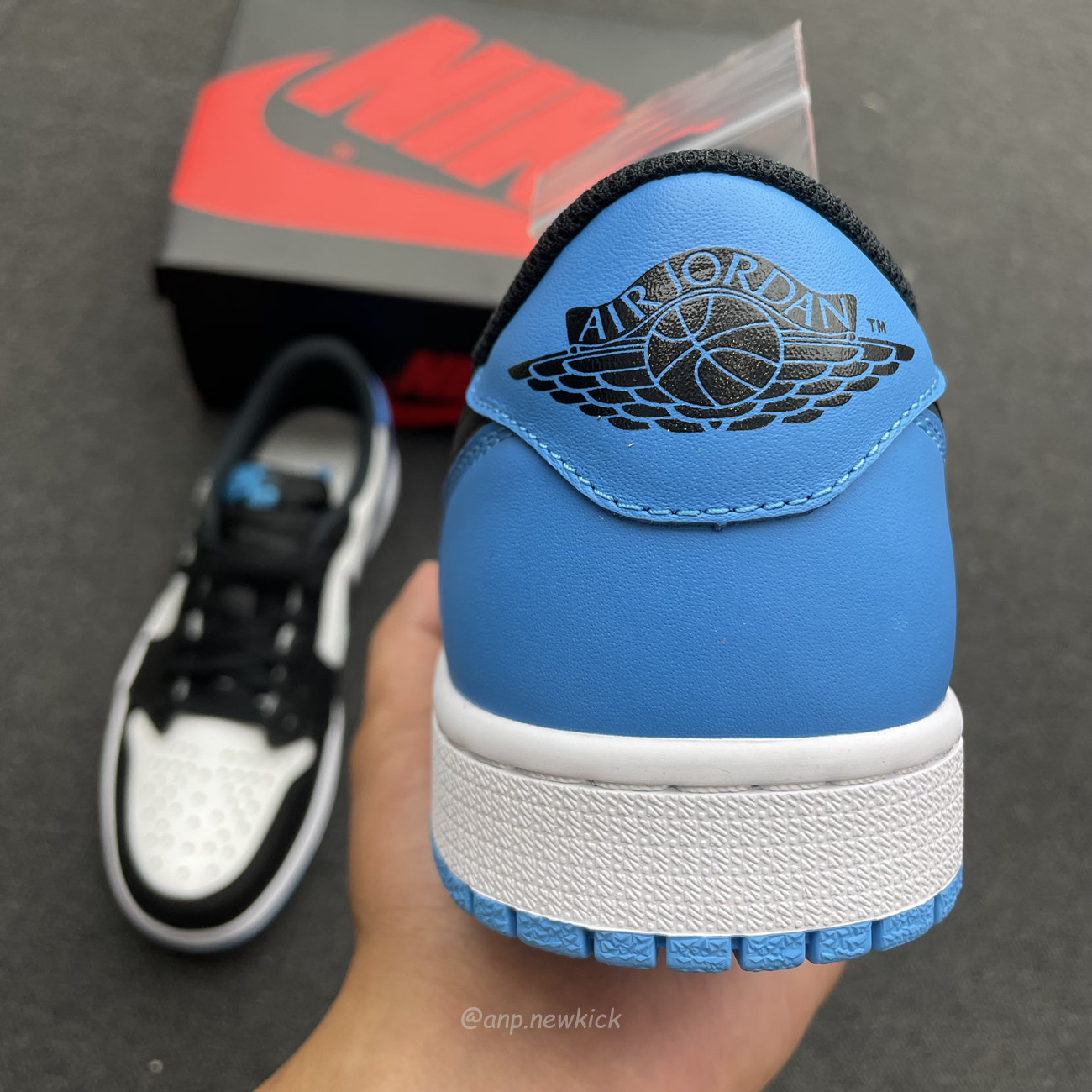 Air Jordan 1 Retro Low Og Black Dark Powder Blue Cz0790 104 (6) - newkick.vip