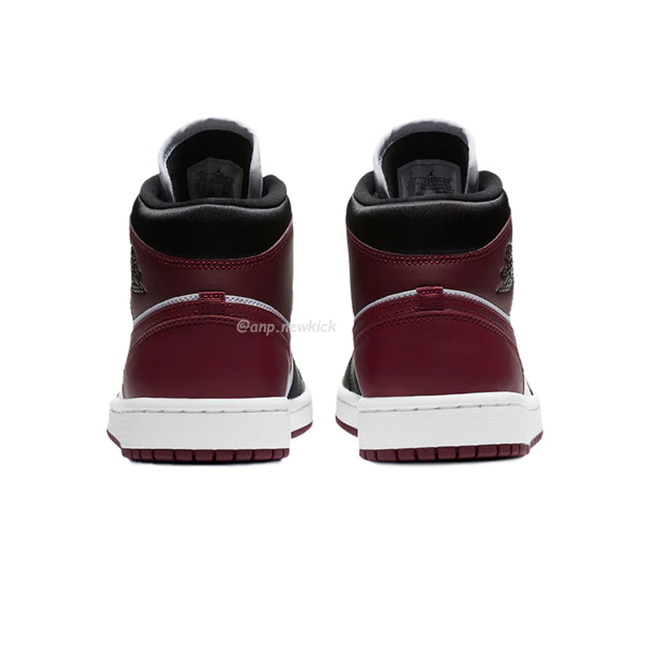 Air Jordan 1 Mid Se Black Dark Beetroot Womens Cz4385 016 (12) - newkick.vip