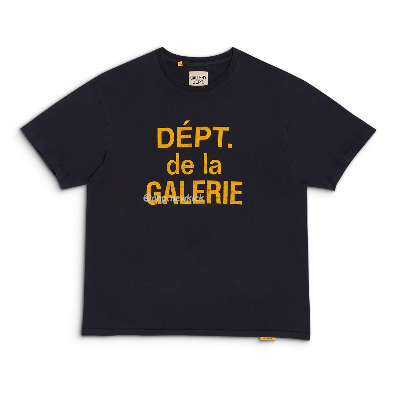 Gallery Dept Logo Print Cotton Jersey T Shirt (1) - newkick.vip