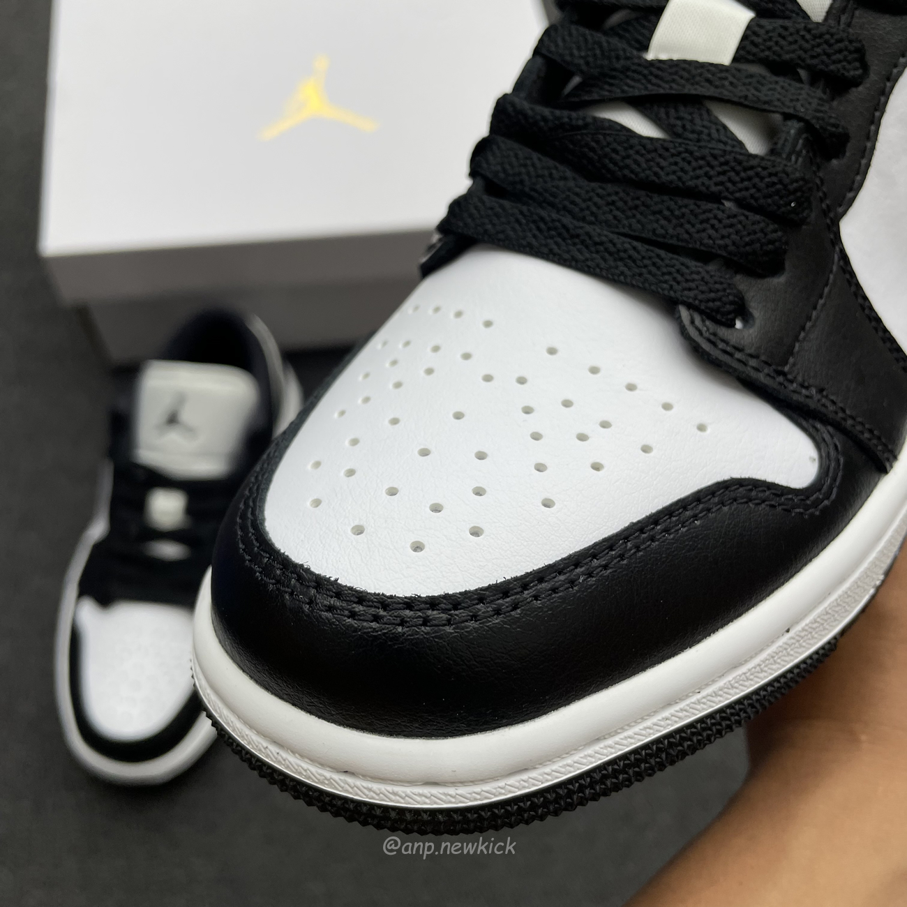 Air Jordan 1 Low Panda Dc0774 101 (3) - newkick.vip