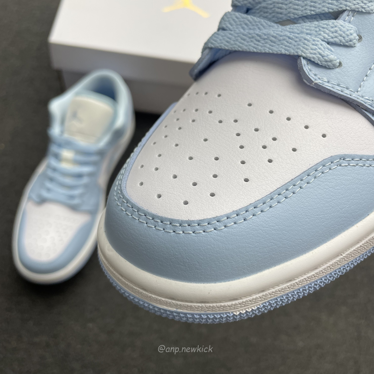 Air Jordan 1 Low White Ice Blue Dc0774 141 (14) - newkick.vip