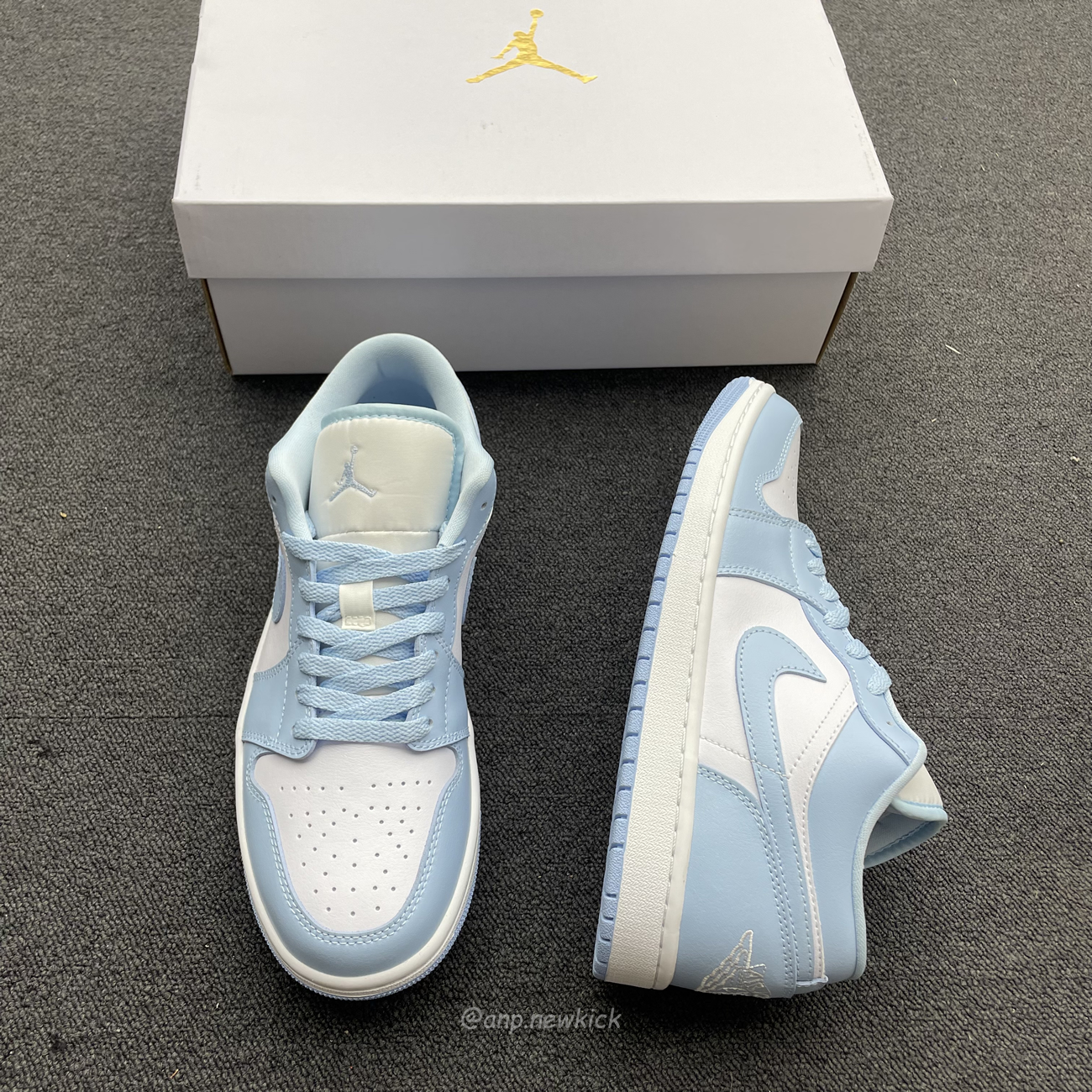 Air Jordan 1 Low White Ice Blue Dc0774 141 (15) - newkick.vip