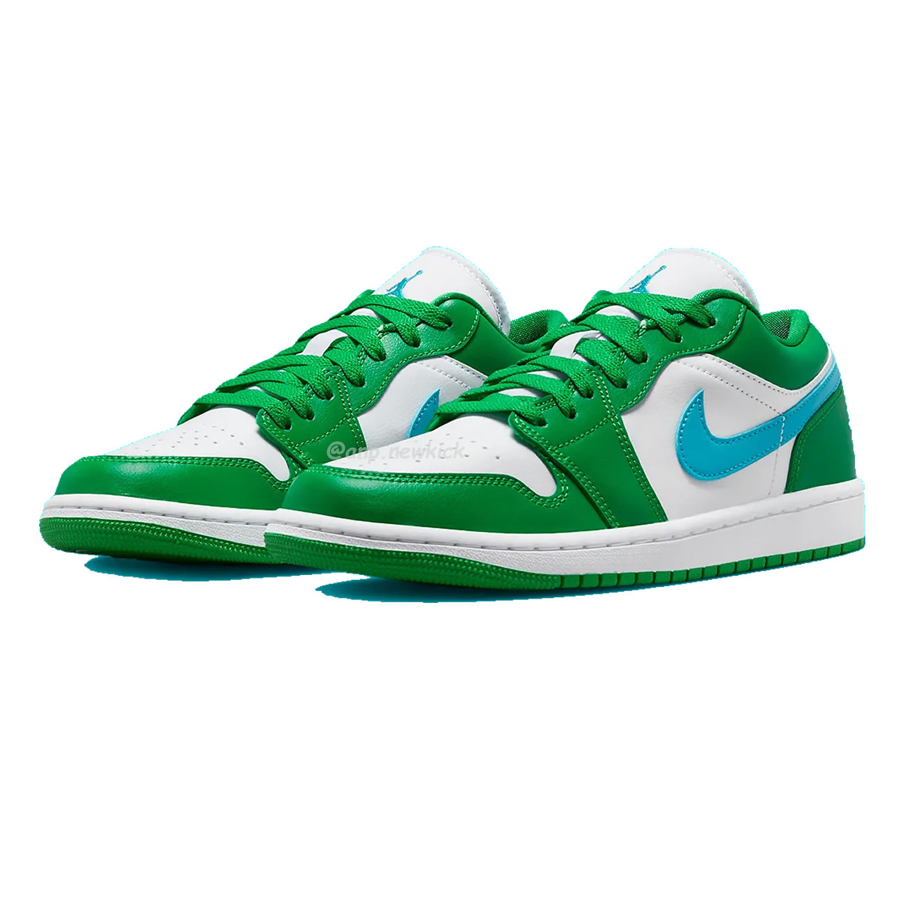 Air Jordan 1 Low Lucky Green Aquatone Dc0774 304 (3) - newkick.vip