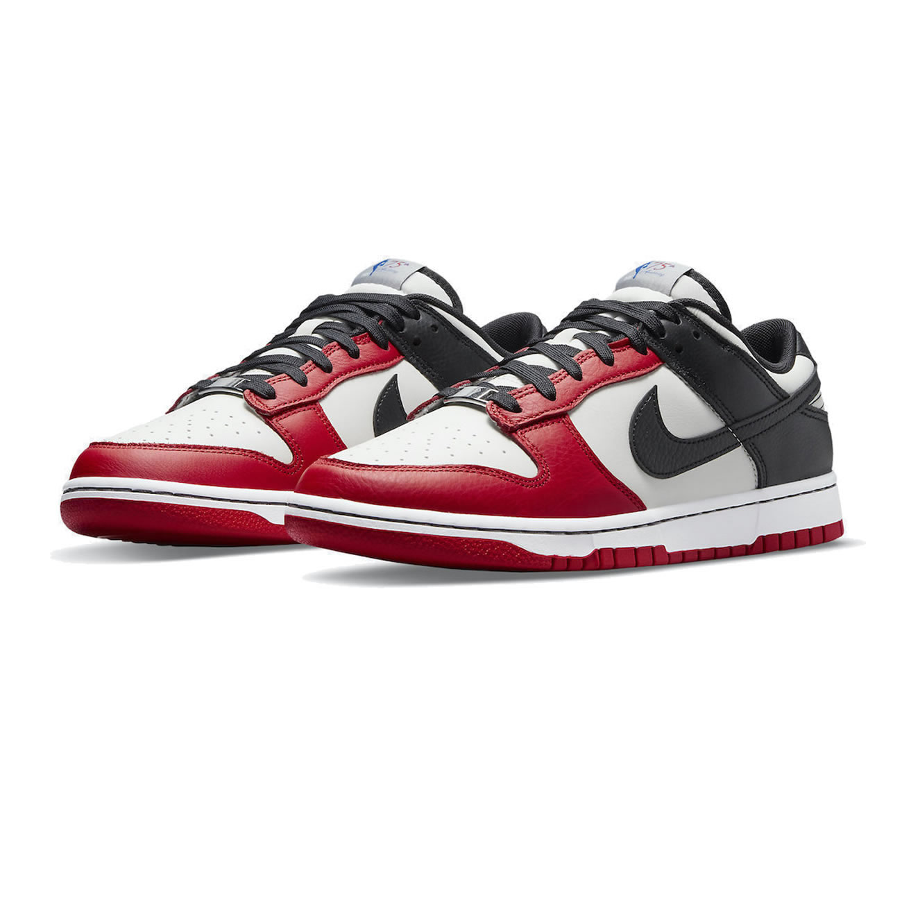 Nike Dunk Low Emb Nba 75th Anniversary Chicago Dd3363 100 (12) - newkick.vip