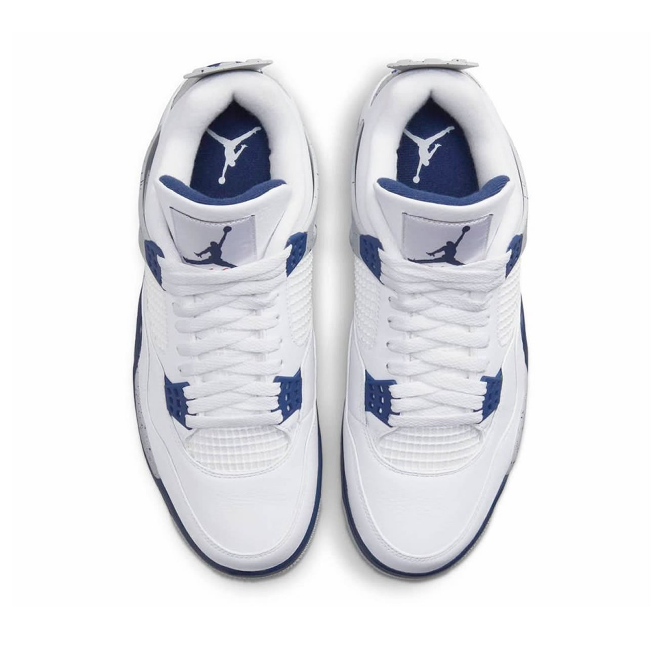 Jordan 4 Retrowhite Midnight Navy Dh6927 140 (4) - newkick.vip