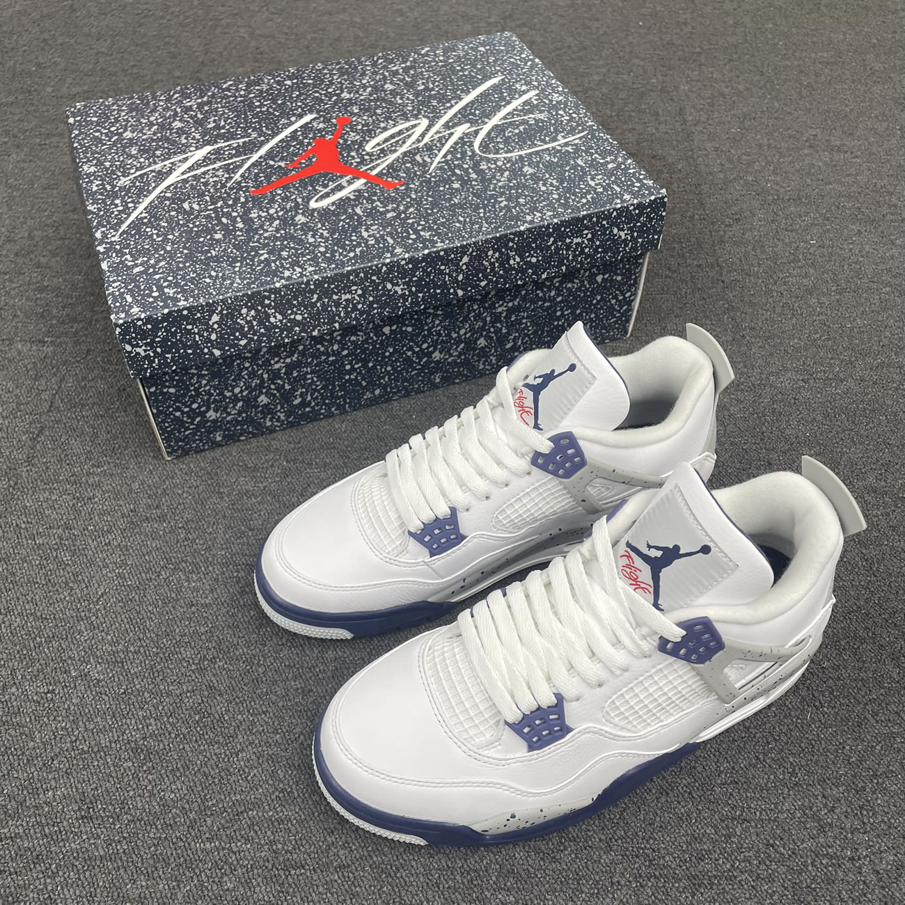 Jordan 4 Retrowhite Midnight Navy Dh6927 140 (6) - newkick.vip