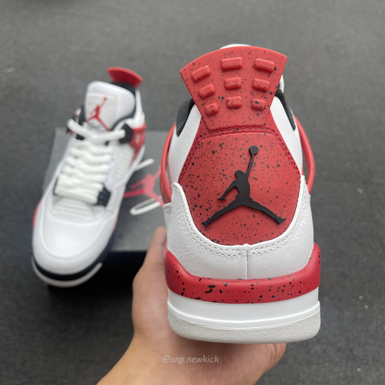 Air Jordan 4 Retro Red Cement Dh6927 161 (10) - newkick.vip