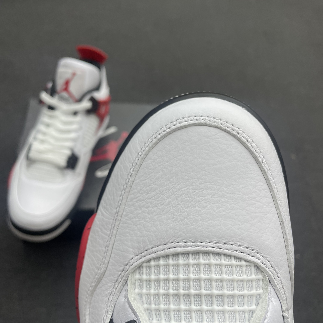 Air Jordan 4 Retro Red Cement Dh6927 161 (12) - newkick.vip