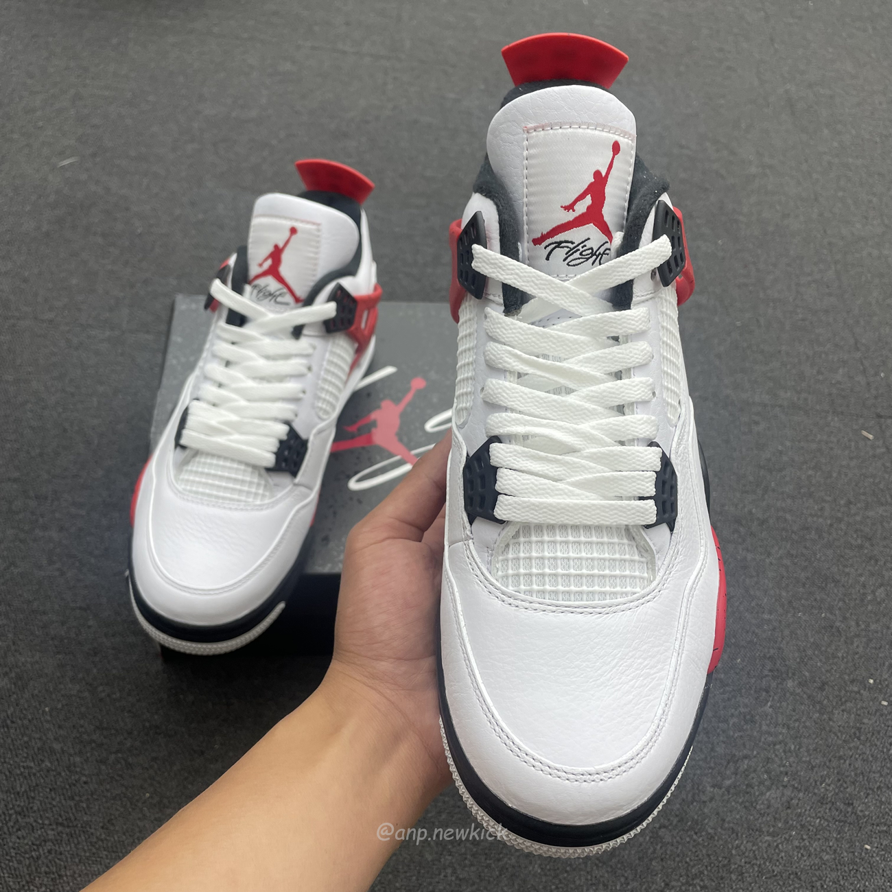 Air Jordan 4 Retro Red Cement Dh6927 161 (4) - newkick.vip