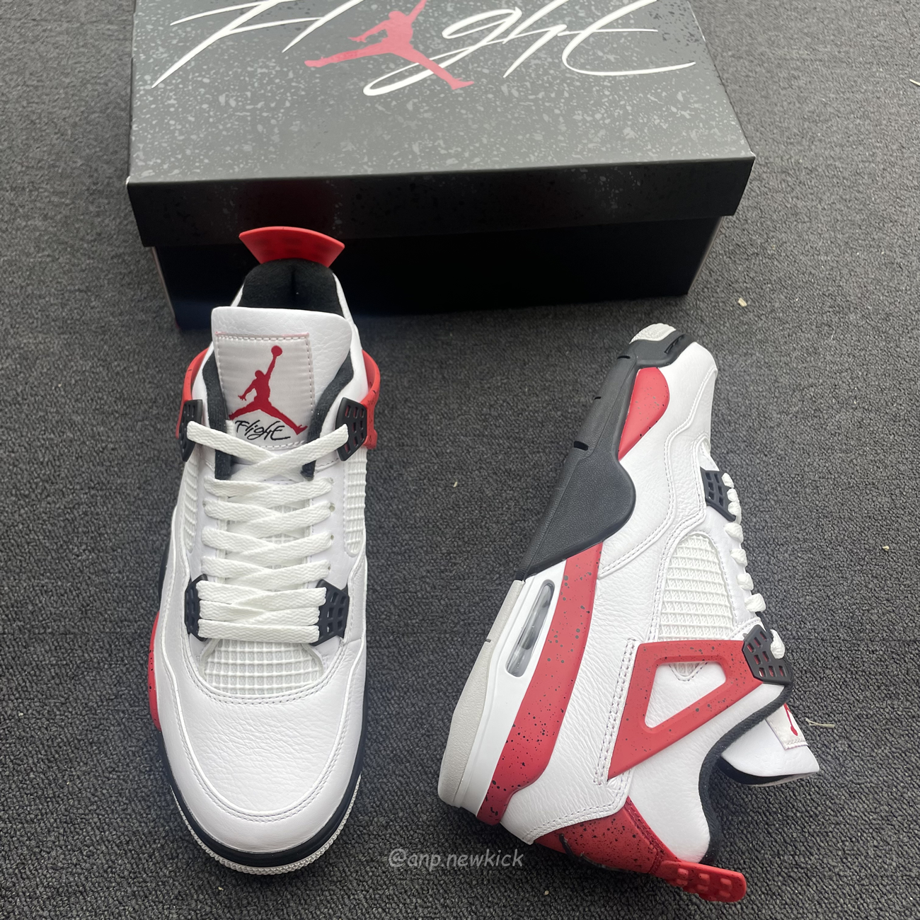 Air Jordan 4 Retro Red Cement Dh6927 161 (5) - newkick.vip