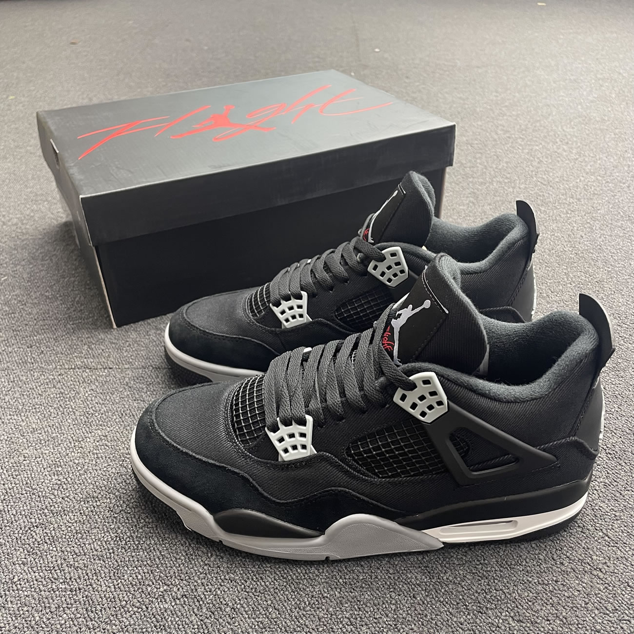 Jordan 4 Retro Se Black Canvas Dh7138 006 (10) - newkick.vip