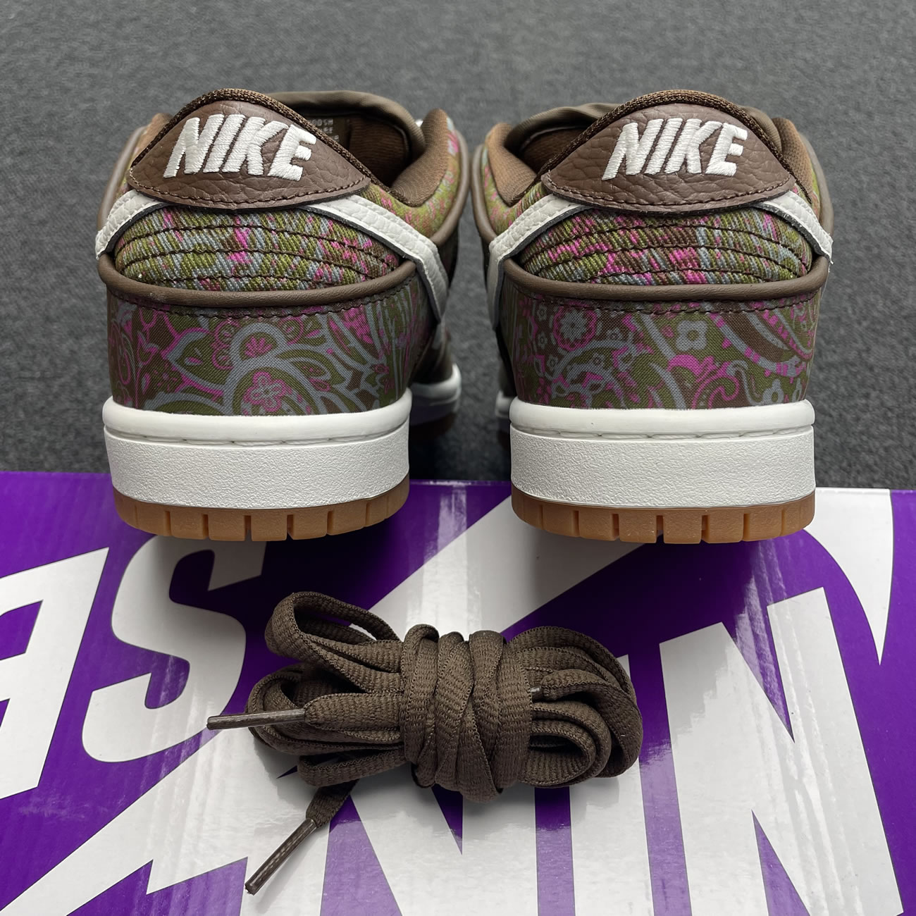 Nike Sb Dunk Low Pro Paisley Brown Dh7534 200 (10) - newkick.vip