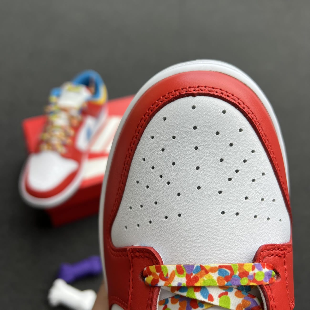 Nike Dunk Low Qs Lebron James Fruity Pebbles Dh8009 600 (12) - newkick.vip