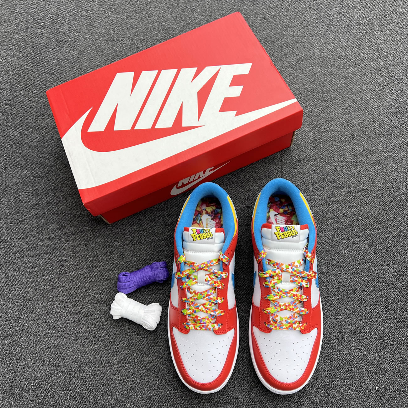 Nike Dunk Low Qs Lebron James Fruity Pebbles Dh8009 600 (7) - newkick.vip