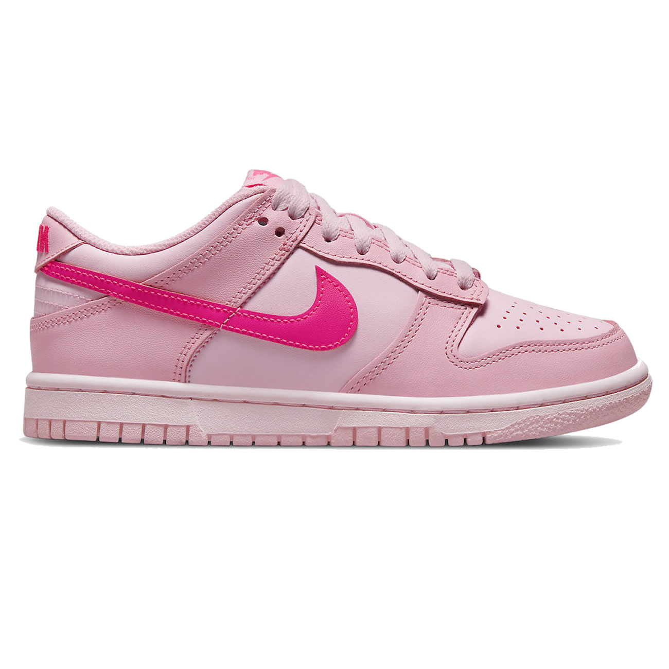 Nike Dunk Low Triple Pink Gs Dh9765 600 (2) - newkick.vip