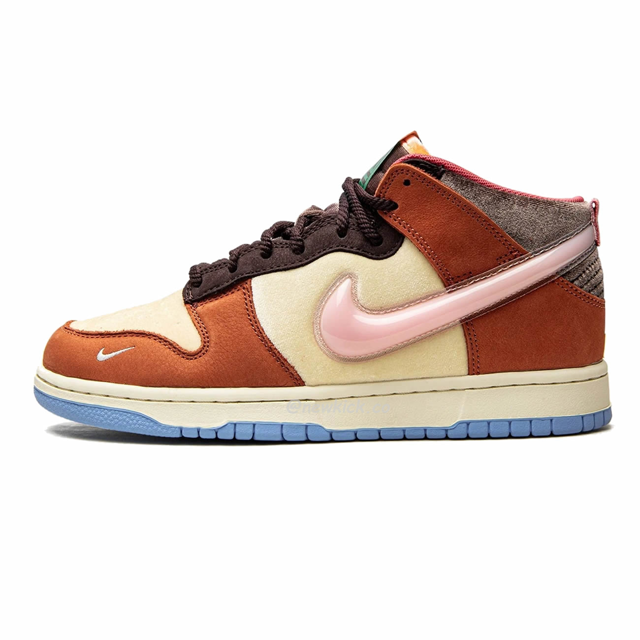 Nike Dunk Mid Social Status Free Lunch Chocolate Milk Dj1173 700 (1) - newkick.vip