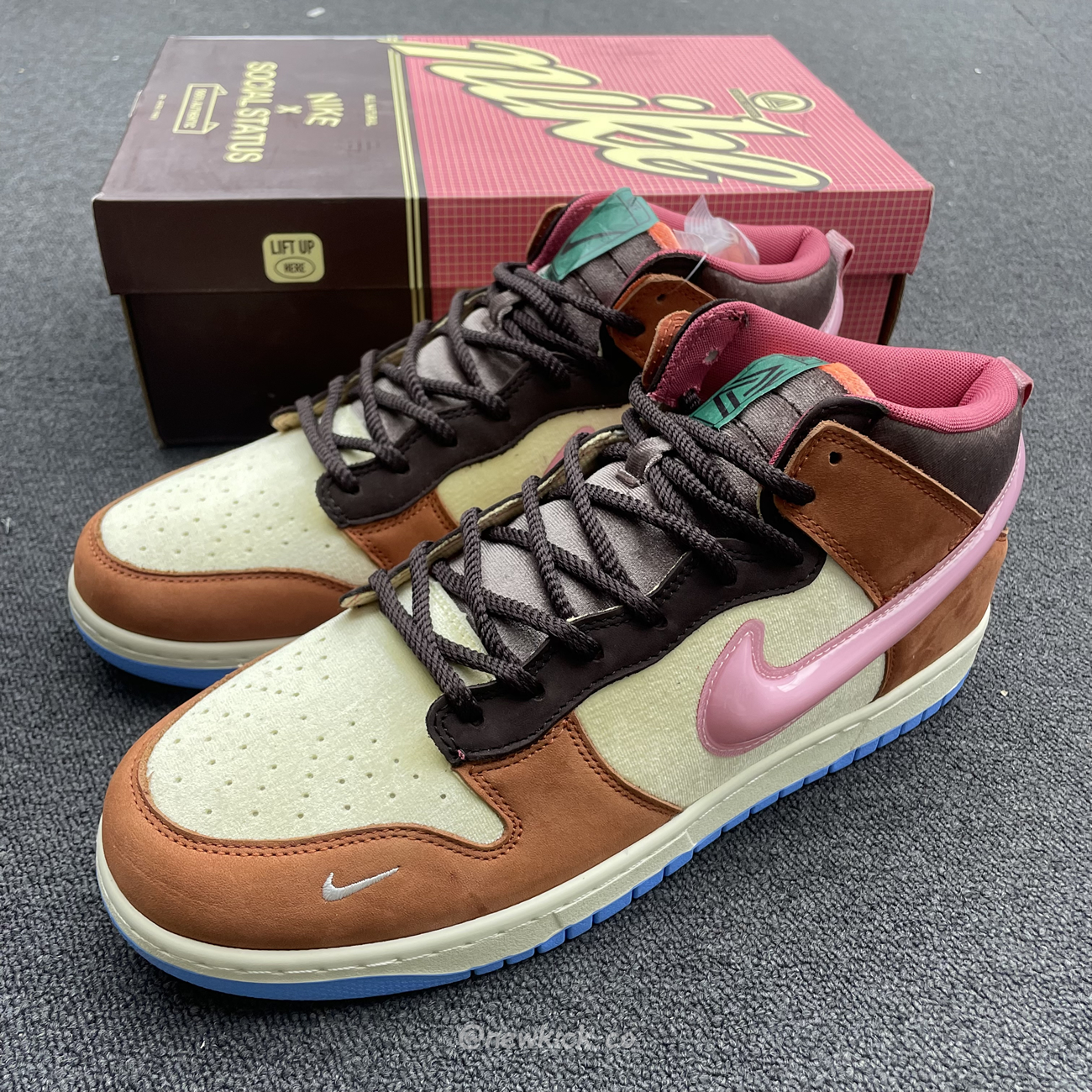 Nike Dunk Mid Social Status Free Lunch Chocolate Milk Dj1173 700 (8) - newkick.vip