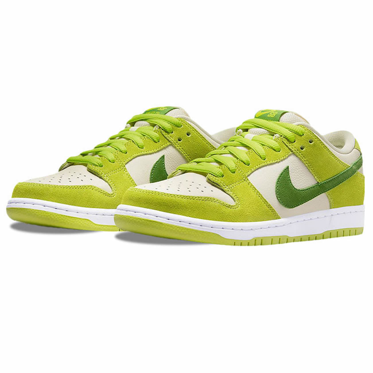 Nike Sb Skateboard Dunk Low Pro Green Apple Dm0807 300 (3) - newkick.vip