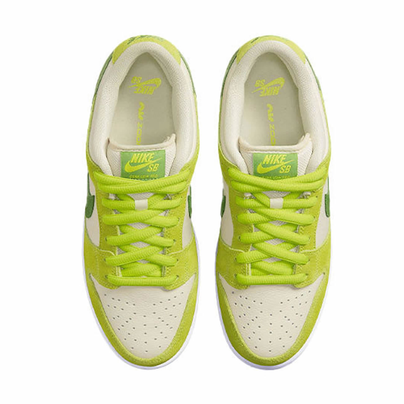 Nike Sb Skateboard Dunk Low Pro Green Apple Dm0807 300 (4) - newkick.vip