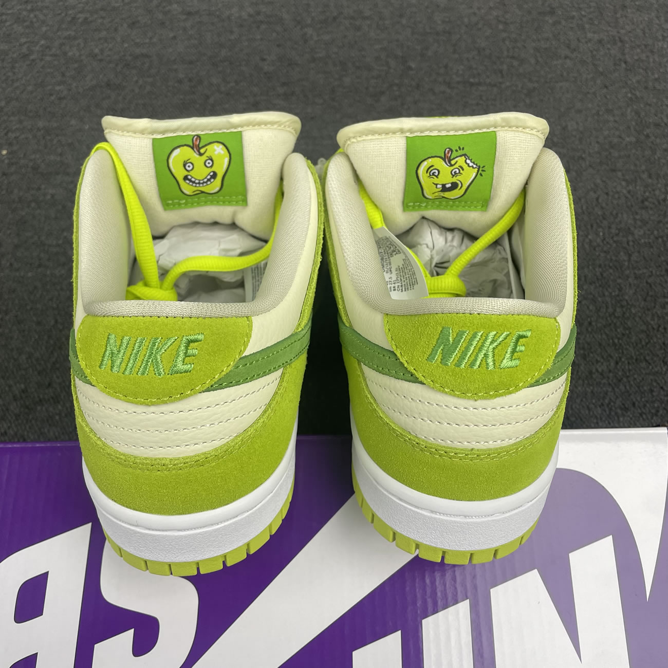 Nike Sb Skateboard Dunk Low Pro Green Apple Dm0807 300 (8) - newkick.vip