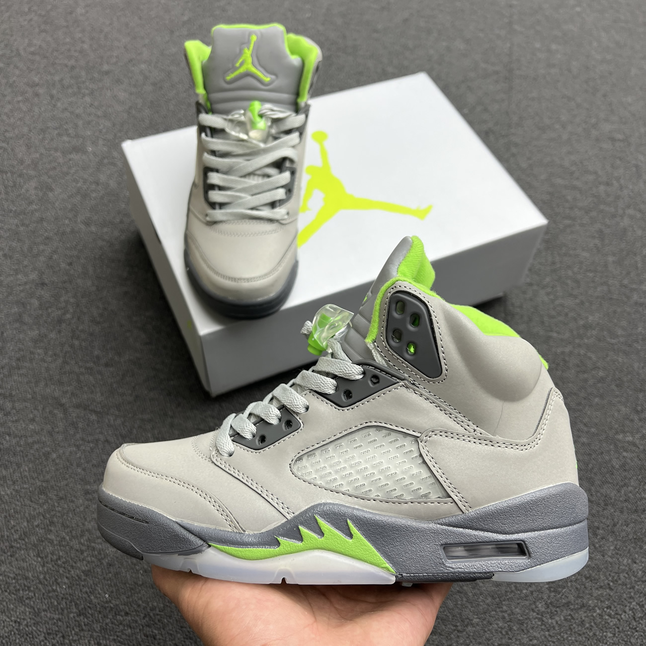 Air Jordan 5 Retro Green Bean 2022 Dm9014 003 (10) - newkick.vip