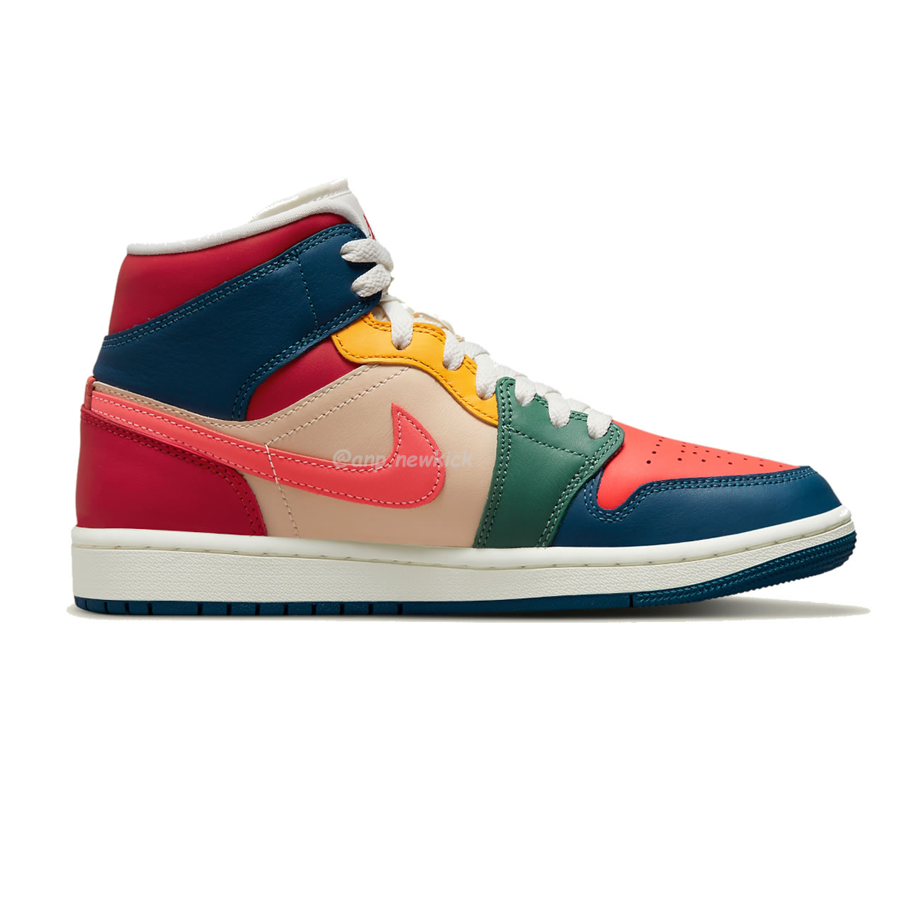 Air Jordan 1 Mid Se Multi Color Dn3738 400 (3) - newkick.vip