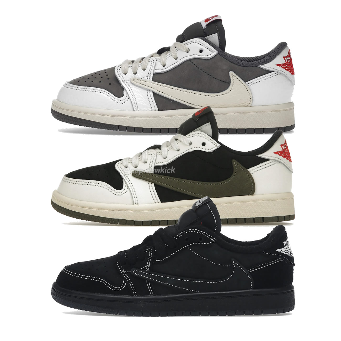 Air Jordan 1 Retro Low Og Sp Travis Scott Black Phantom Scott Olive Scott Reverse Mocha Ps (1) - newkick.vip