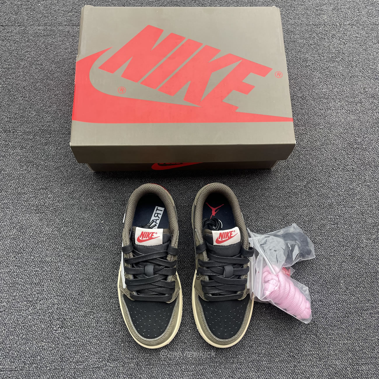 Jordan 1 Retro Low Og Sp Fragment X Travis Scott Children Shoes Dm7866 140 (4) - newkick.vip