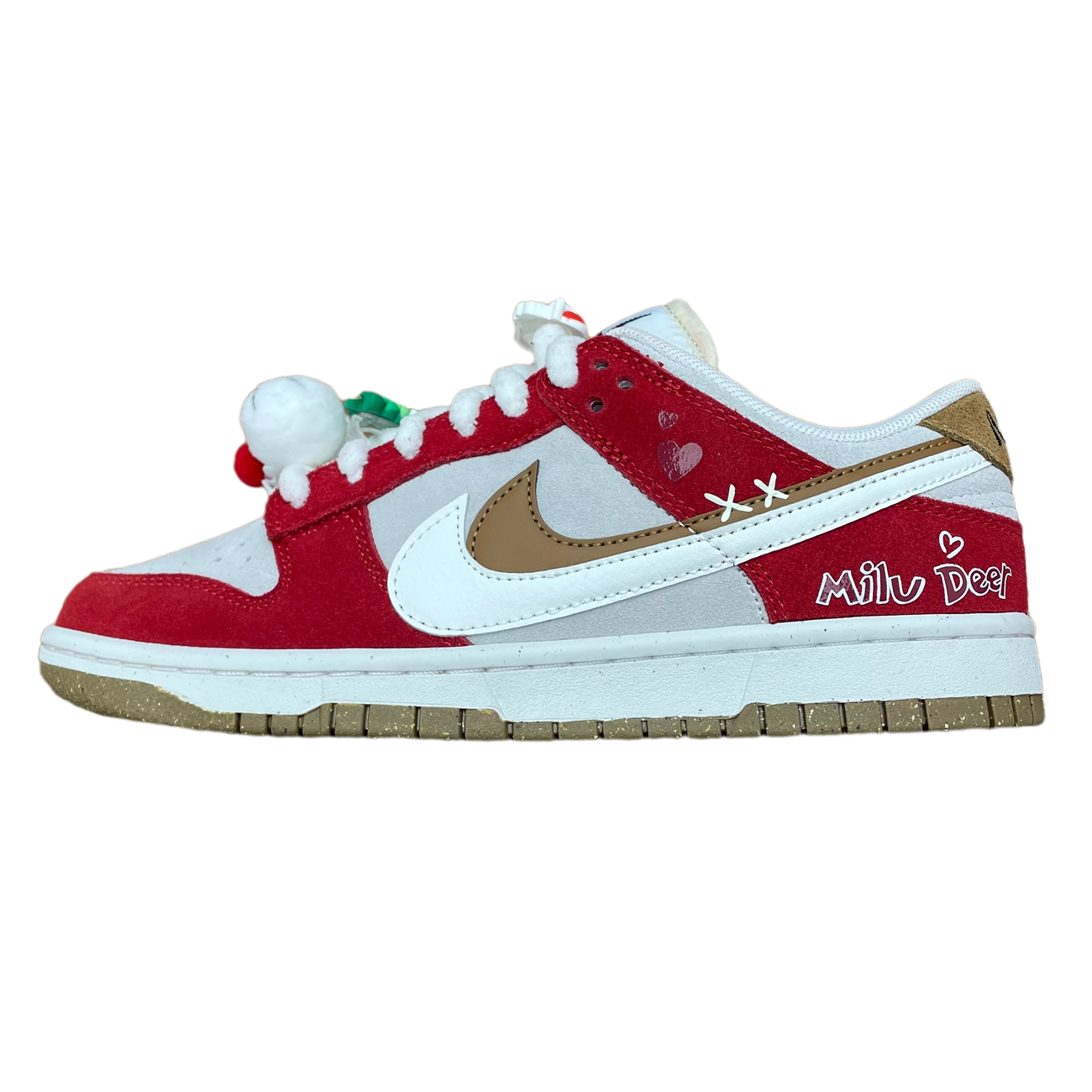 Nike Sb Dunk Low 85 Christmas Red White Brown Do9457 112 (1) - newkick.vip