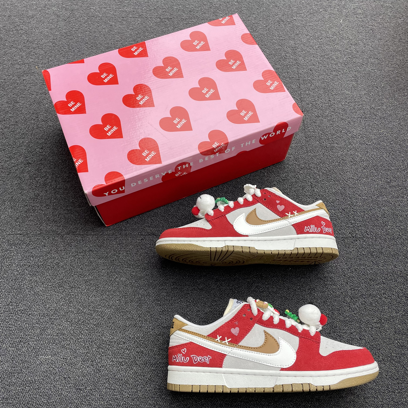 Nike Sb Dunk Low 85 Christmas Red White Brown Do9457 112 (5) - newkick.vip