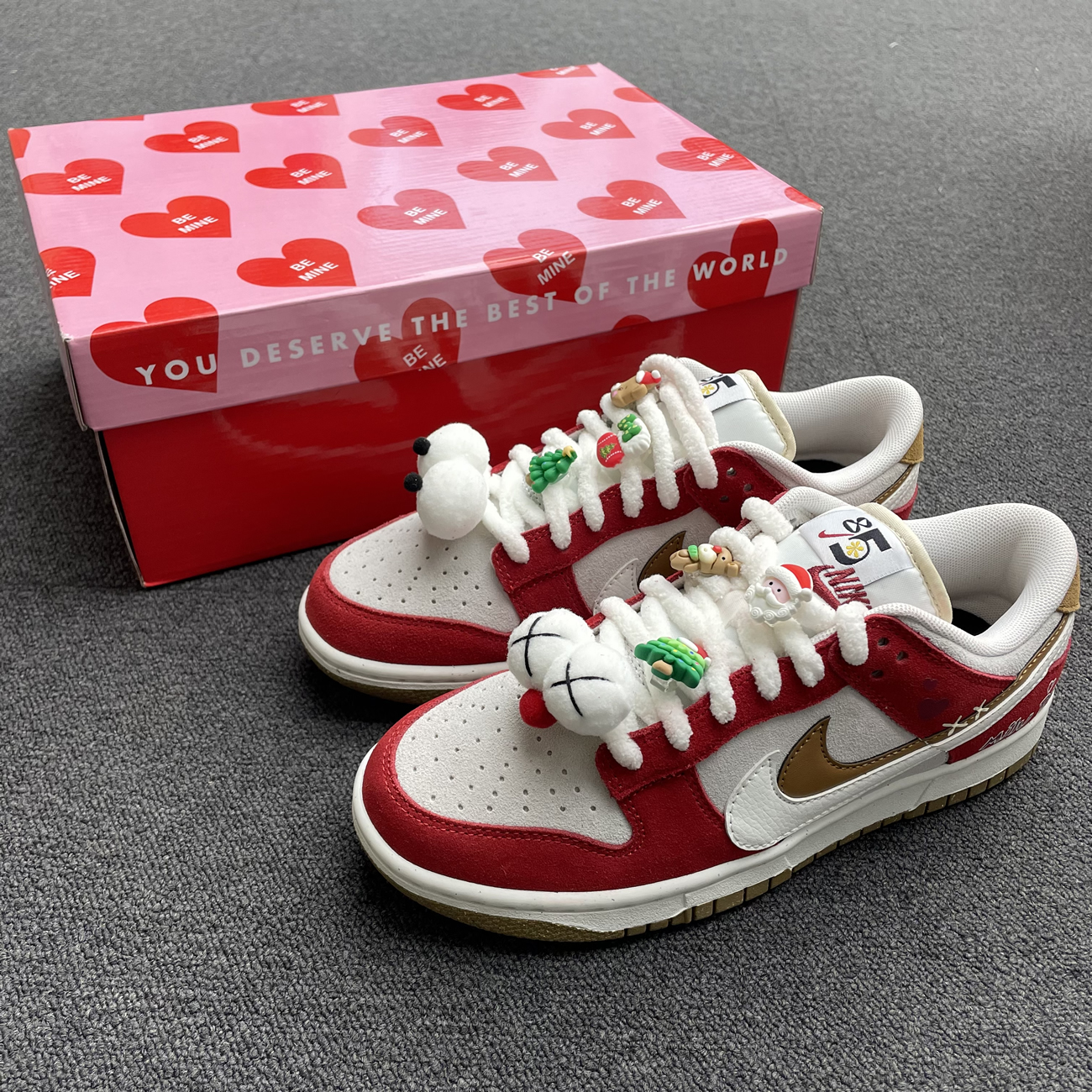 Nike Sb Dunk Low 85 Christmas Red White Brown Do9457 112 (7) - newkick.vip