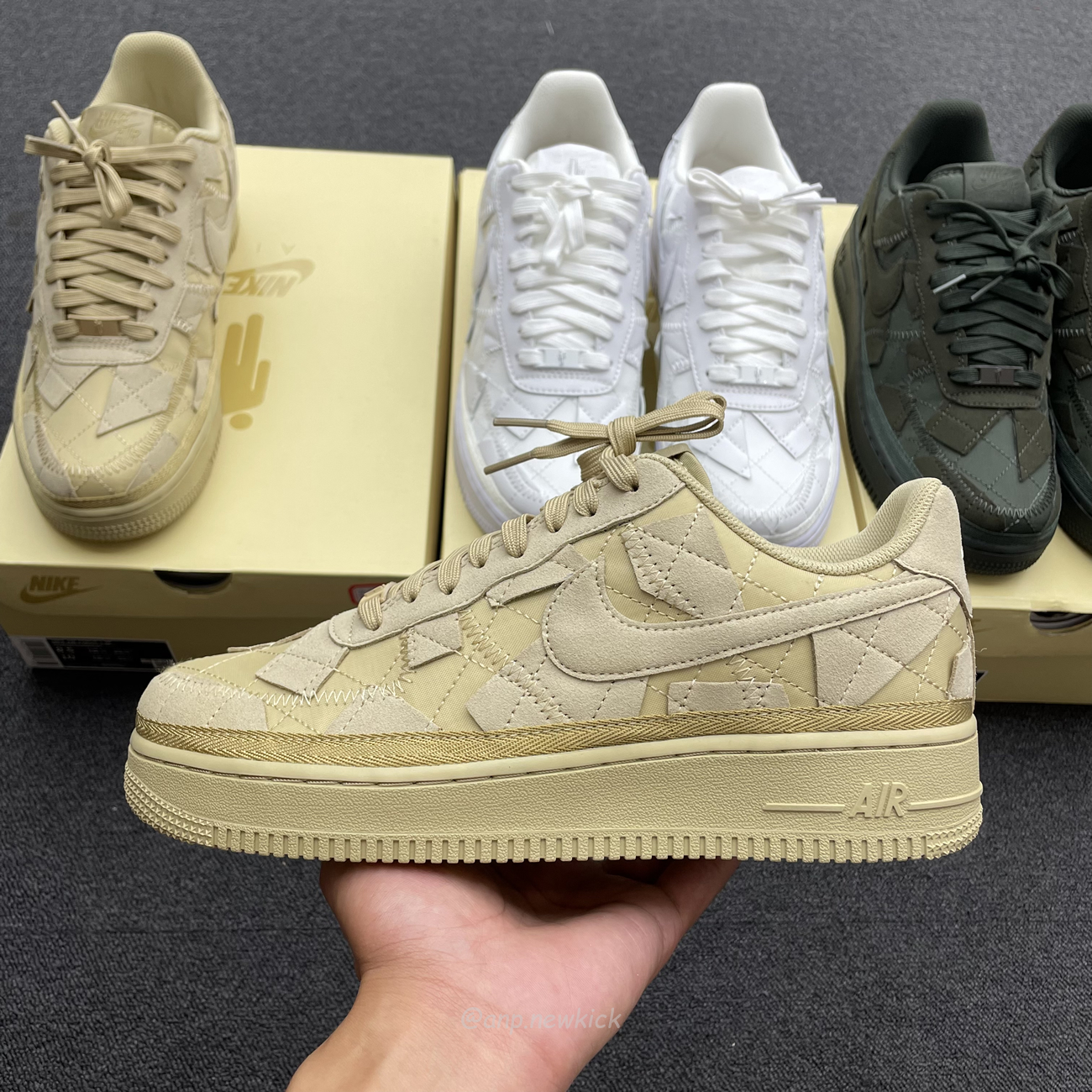 Nike Air Force 1 Low Sp Billie Eilish Mushroom Sequoia Triple White Dz3674 100 Dq4137 200 Dq4137 300 (36) - newkick.vip