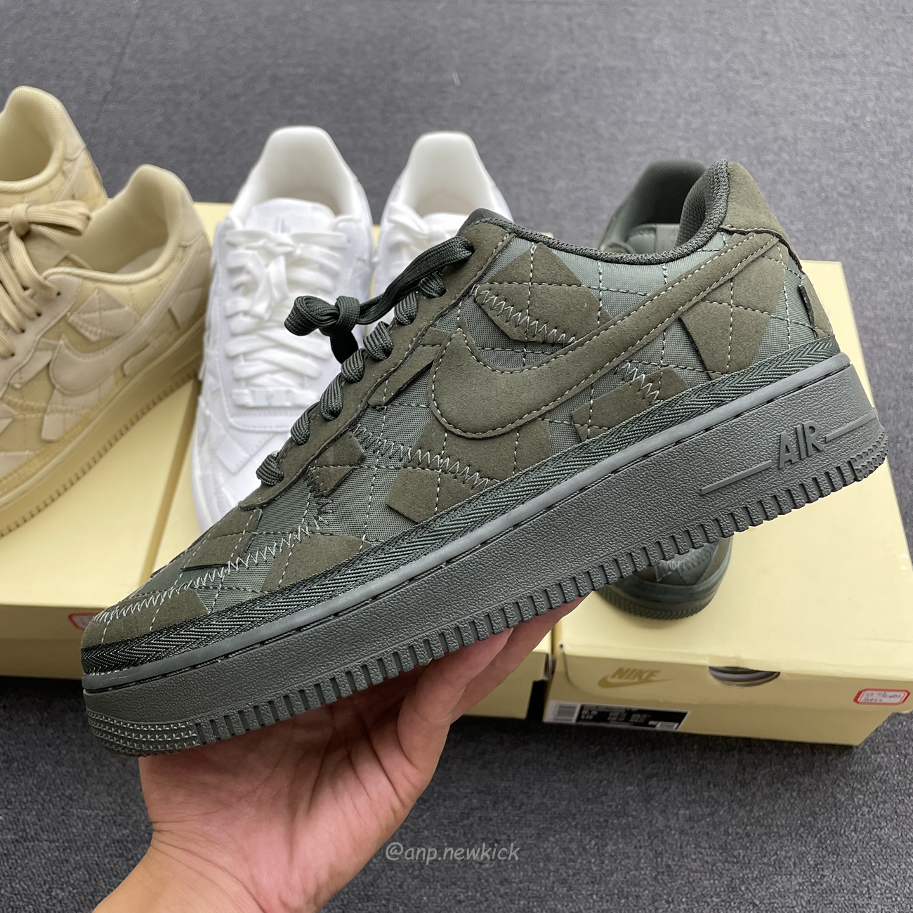 Nike Air Force 1 Low Sp Billie Eilish Mushroom Sequoia Triple White Dz3674 100 Dq4137 200 Dq4137 300 (6) - newkick.vip