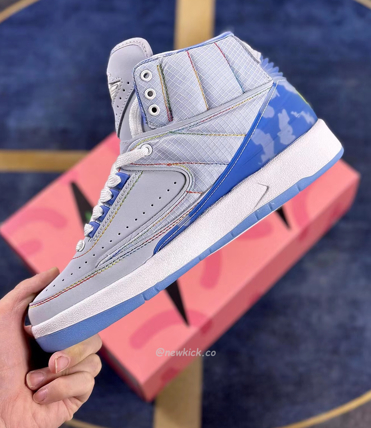 Air Jordan 2 Retro J Balvin Dq7691 419 (11) - newkick.vip