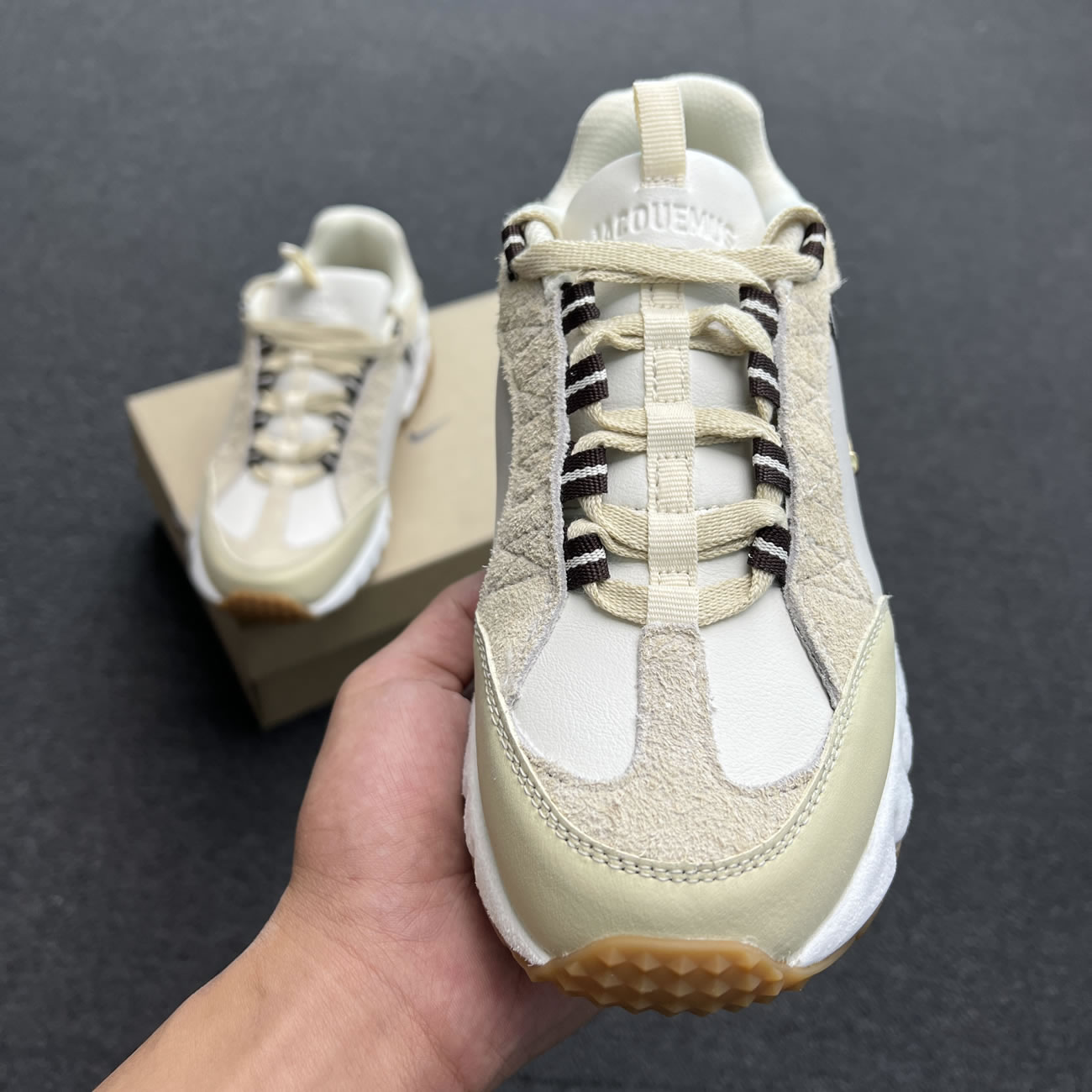 Nike Air Humara Lx Jacquemus Light Bone Gold W Dr0420 001 (11) - newkick.vip