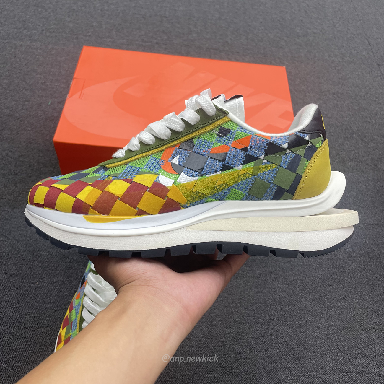 Sacai X Nike Waffe Woven White Green Gusto Dr5209 300 Dr5209 100 (15) - newkick.vip