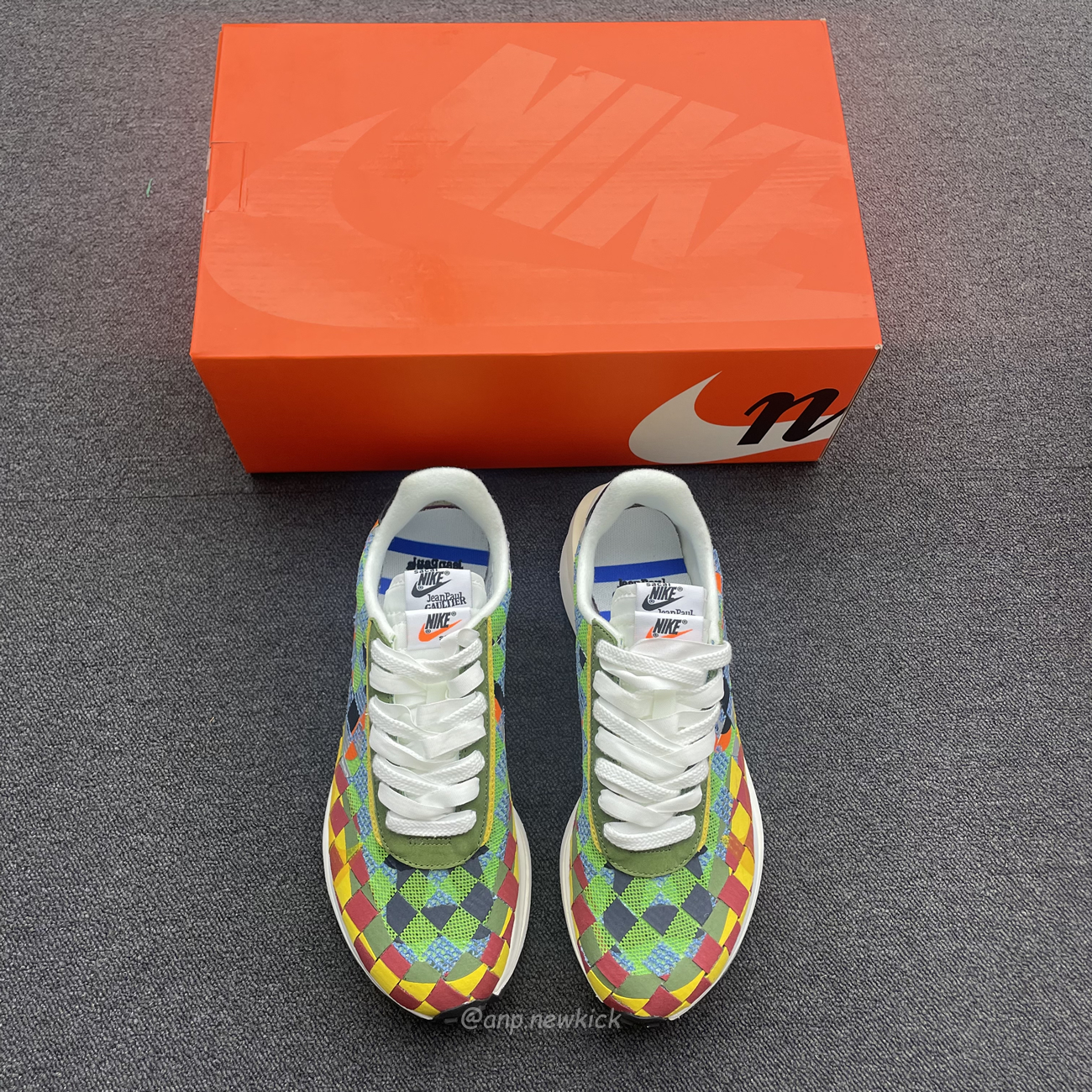 Sacai X Nike Waffe Woven White Green Gusto Dr5209 300 Dr5209 100 (16) - newkick.vip