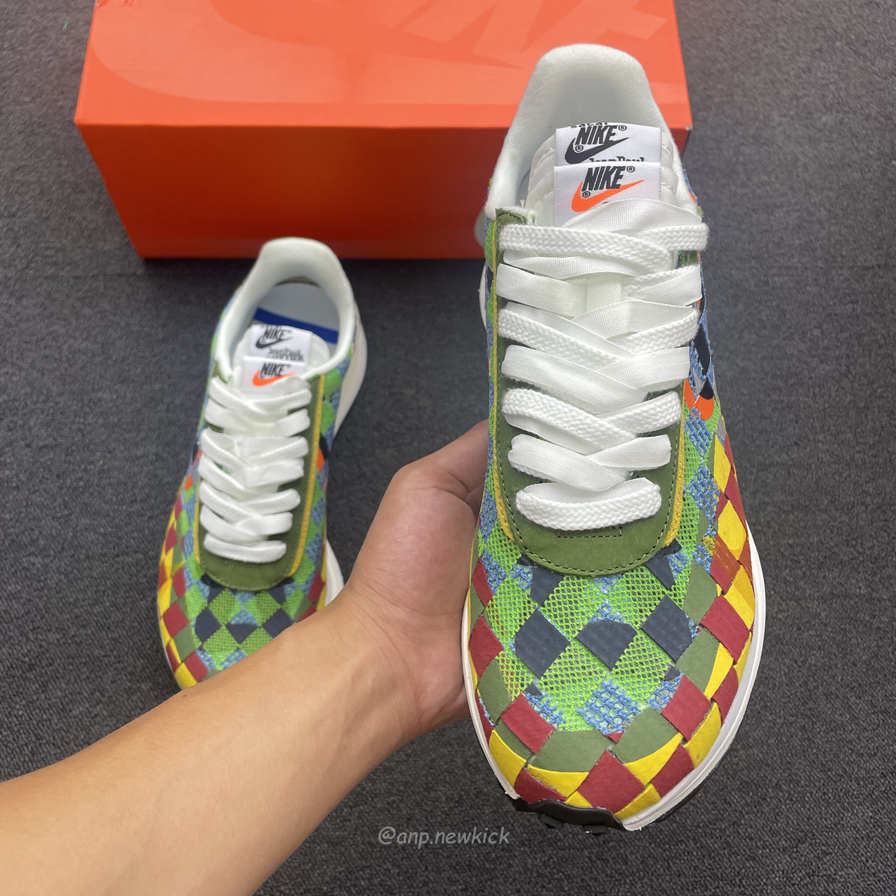 Sacai X Nike Waffe Woven White Green Gusto Dr5209 300 Dr5209 100 (9) - newkick.vip