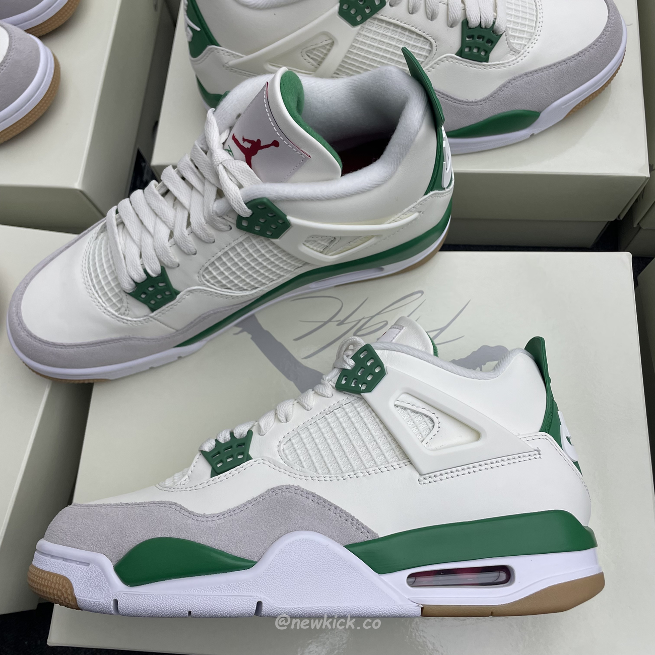 Air Jordan 4 Retro Sb Pine Green Dr5415 103 (9) - newkick.vip