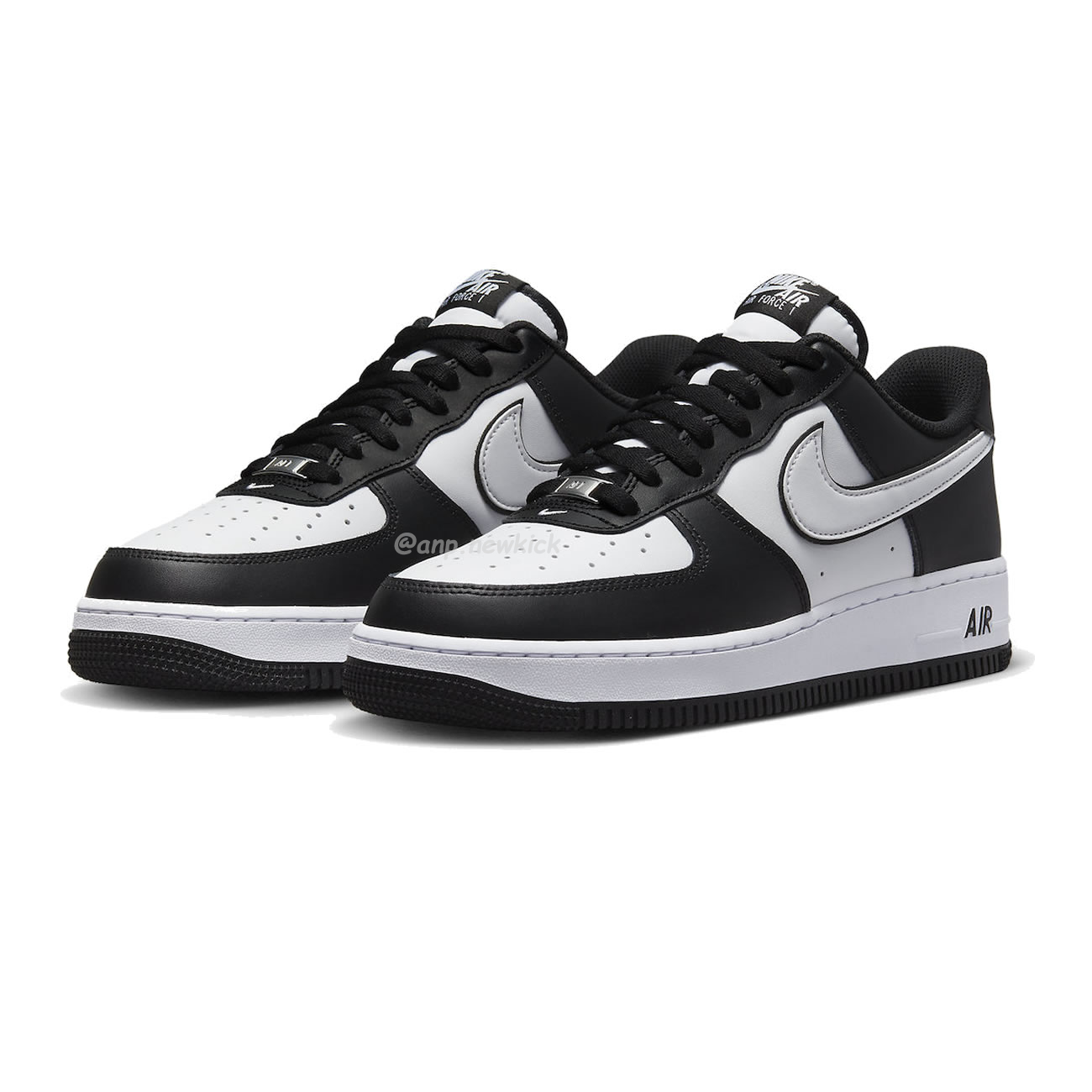 Nike Air Force 1 07 Low White Black Outline Swoosh White Swoosh Panda Dv0788 103 Dv0788 001 (16) - newkick.vip