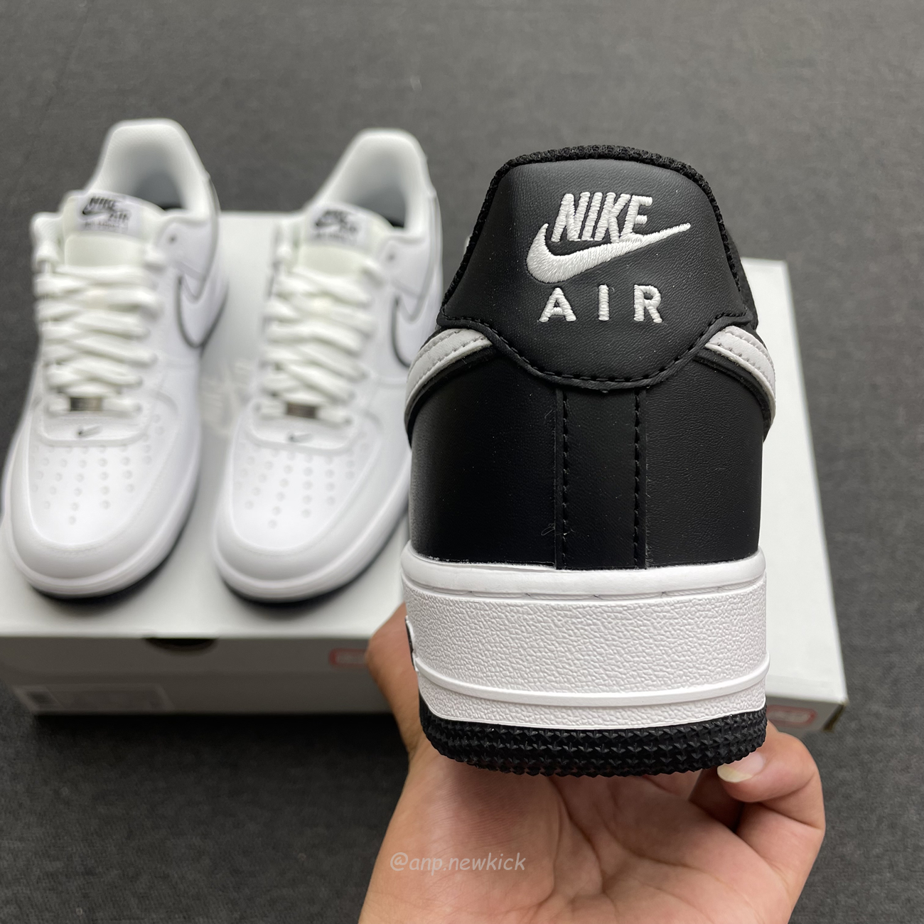 Nike Air Force 1 07 Low White Black Outline Swoosh White Swoosh Panda Dv0788 103 Dv0788 001 (6) - newkick.vip