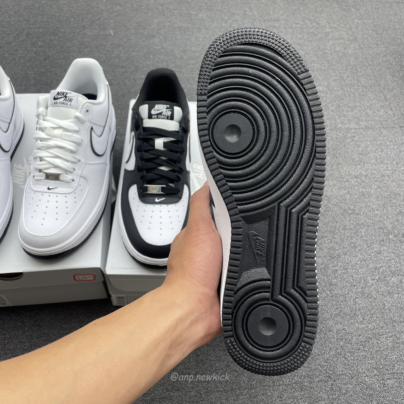 Nike Air Force 1 07 Low White Black Outline Swoosh White Swoosh Panda Dv0788 103 Dv0788 001 (7) - newkick.vip