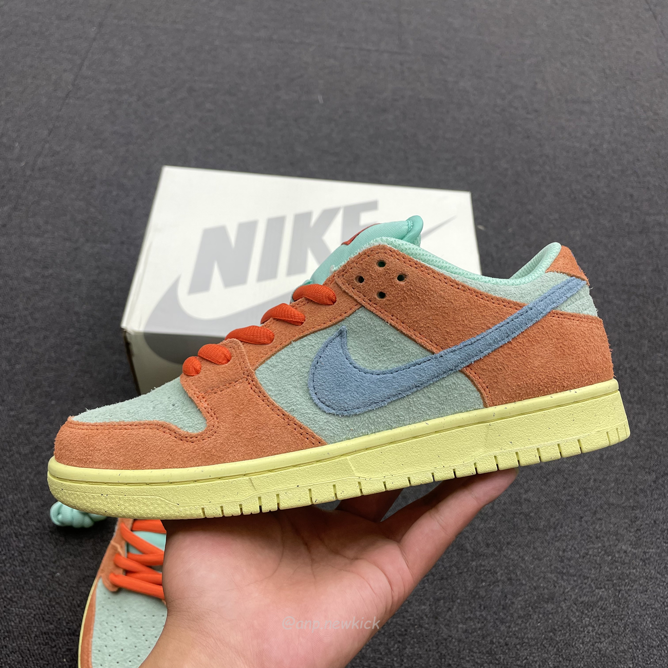 Nike Sb Dunk Low Orange Emerald Rise Dv5429 800 (11) - newkick.vip