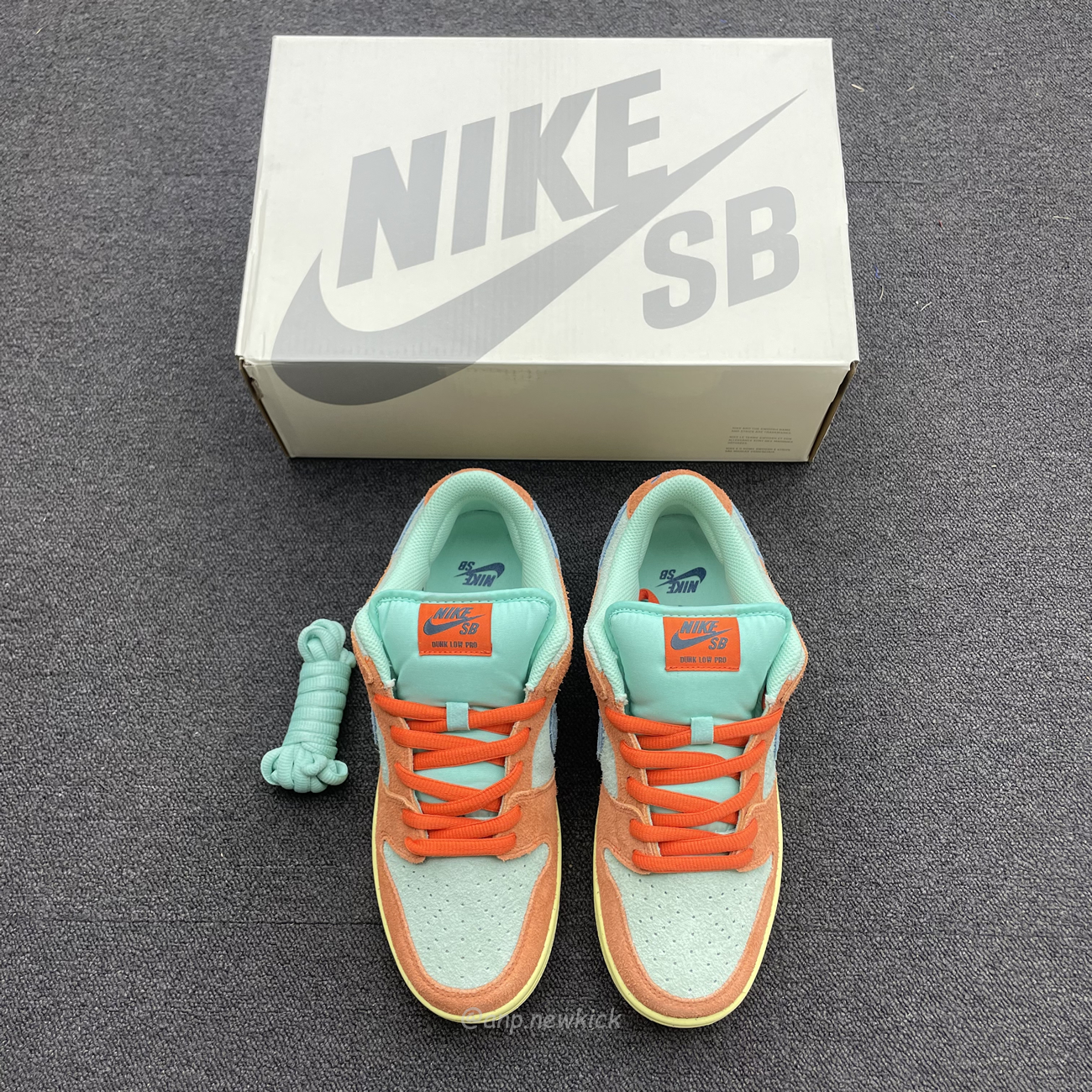 Nike Sb Dunk Low Orange Emerald Rise Dv5429 800 (12) - newkick.vip