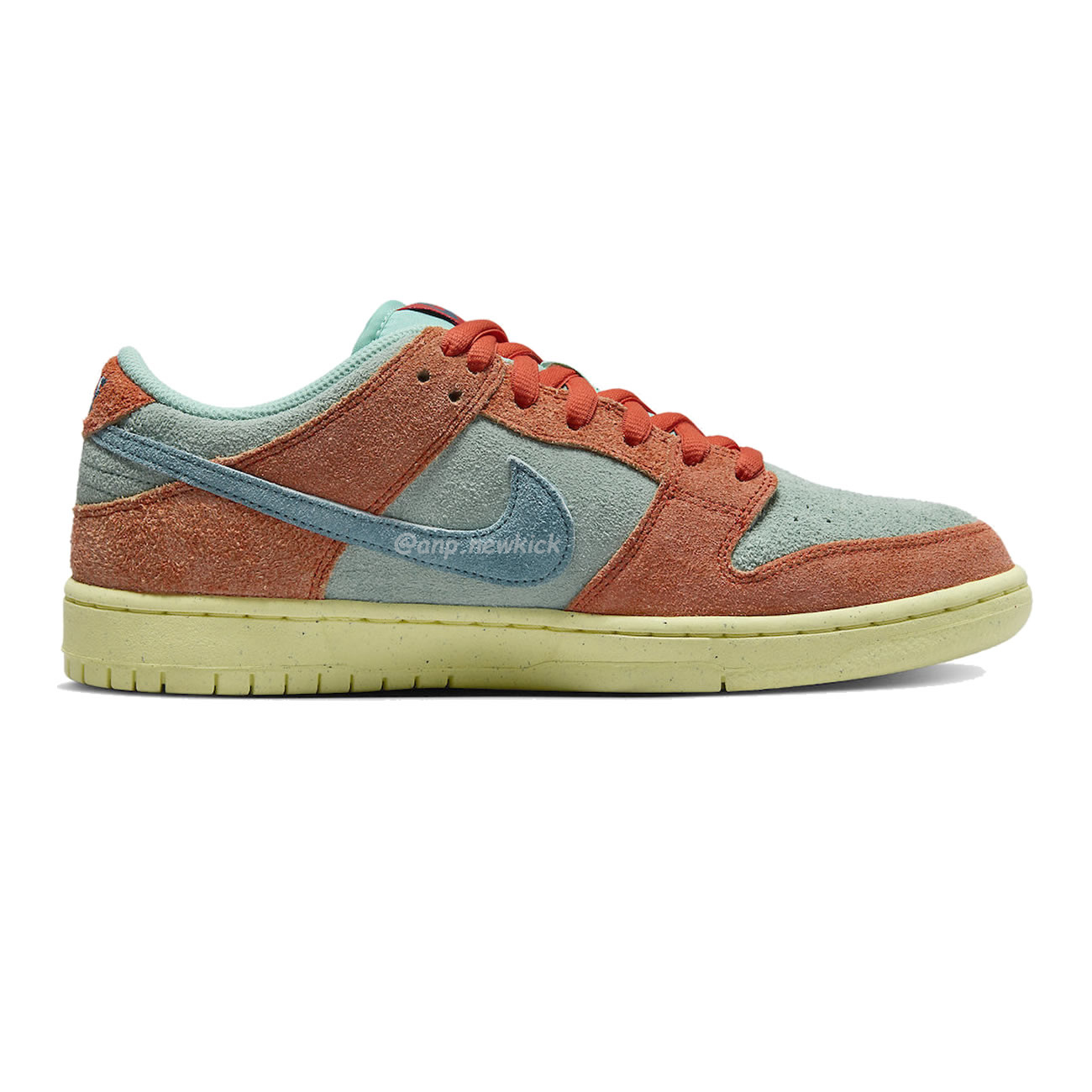 Nike Sb Dunk Low Orange Emerald Rise Dv5429 800 (3) - newkick.vip