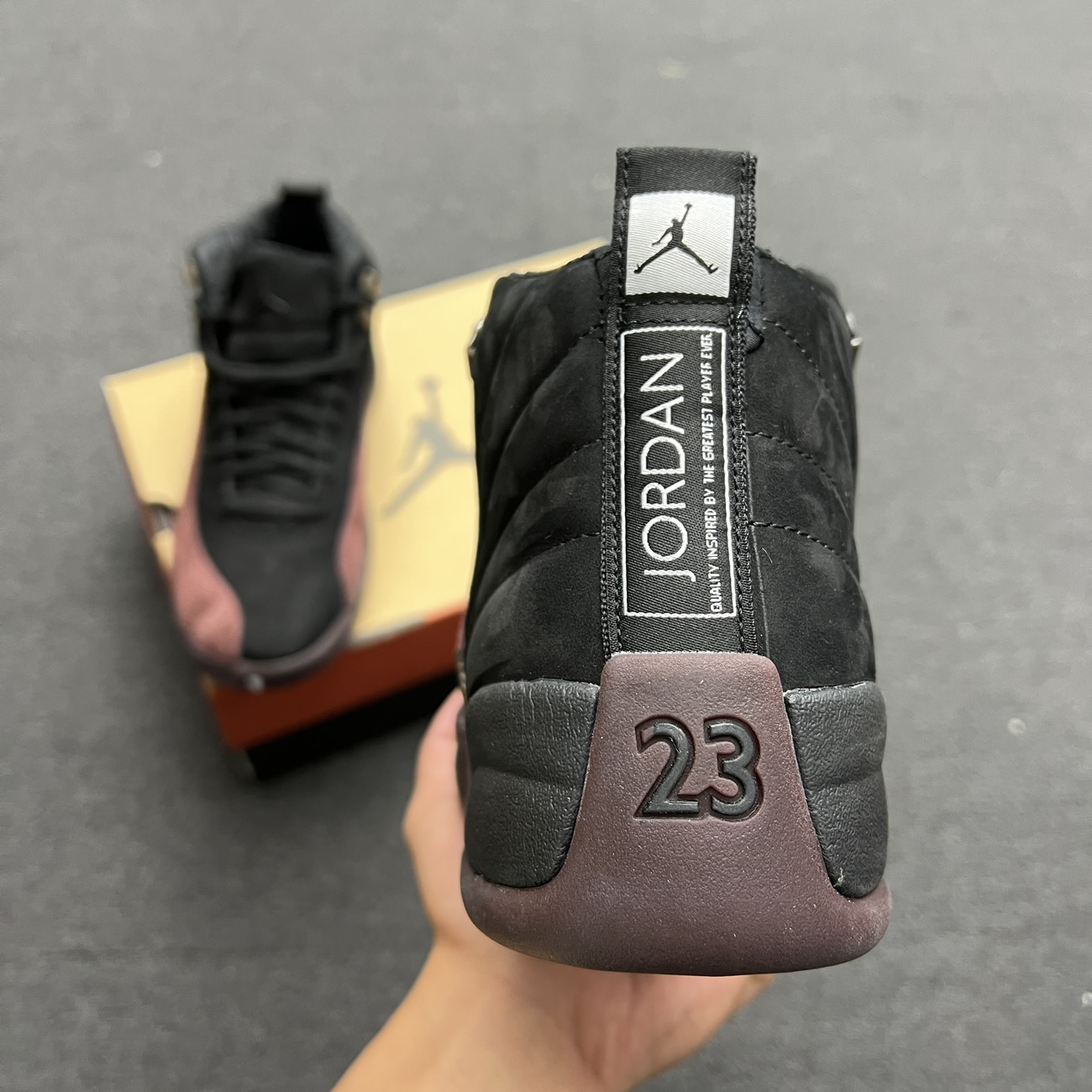 Air Jordan 12 Retro A Ma Maniére Black Dv6989 001 (10) - newkick.vip